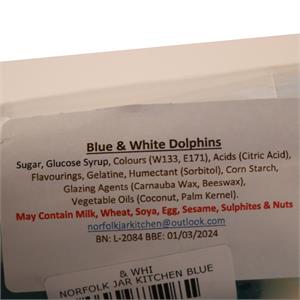 Norfolk Jar Kitchen Blue & White Dolphins Sweet Bag